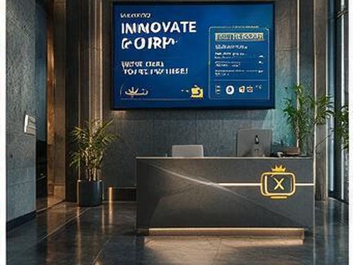 Corporate lobby display